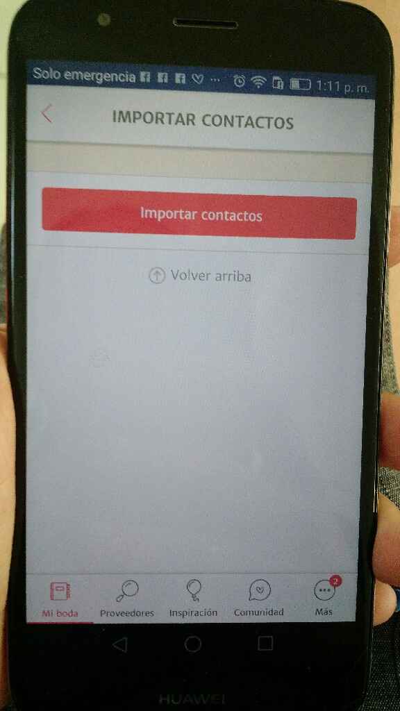 Guía para importar invitados desde los contactos en tu teléfono - 1