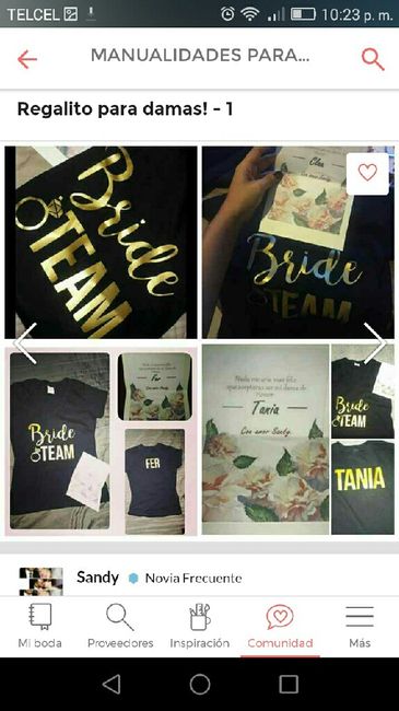 Cajita detalle para madrinas - 1