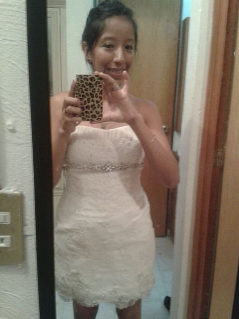 Llego mi vestido wiii.... - 2