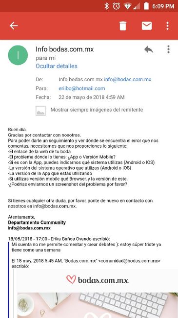 Problemas para dejar mi debate - 1