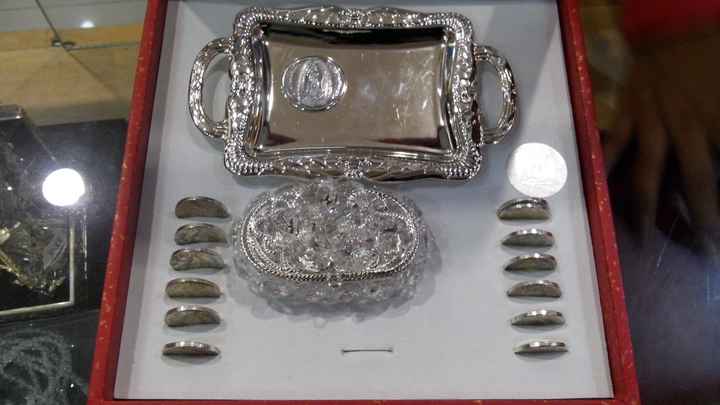 fotito de nuestras arras!!!