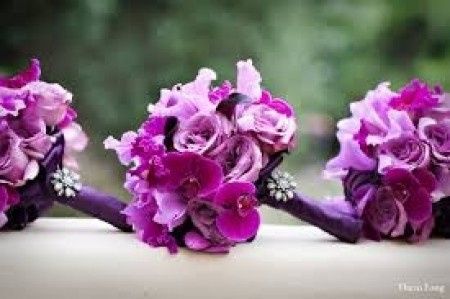 Ramos en tonos morados