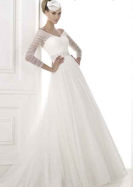 Vestido en tul pronovias