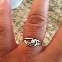 Mi anillo de compromiso me encanta