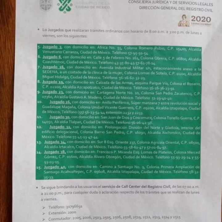 Registro Civil CDMX - 1