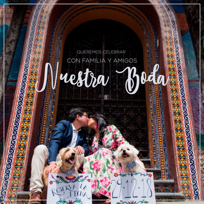 Antes de enviar las invitaciones, ¿cómo dieron la noticia? - 1