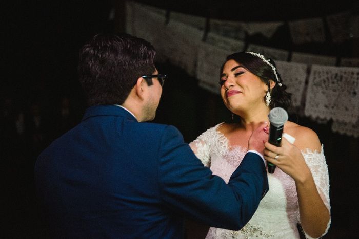 Yo lloré durante mis votos, esta es la foto menos llorona jaja