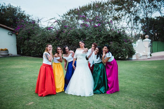 Damas y novia - 2