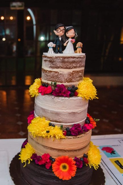¡Los 4 pasteles de boda más exitosos del 2019! 10