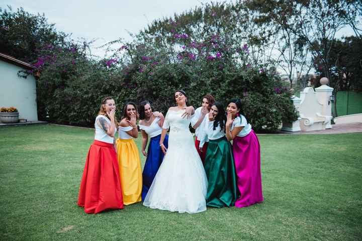 Damas y novia - 2
