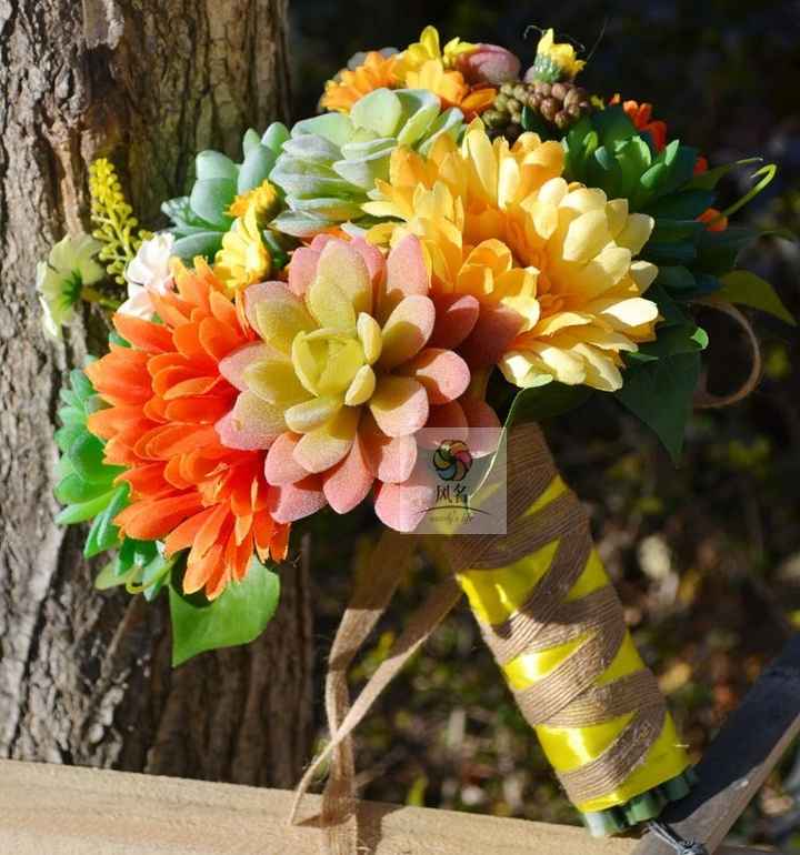 Ramos de novia con Suculentas - 5