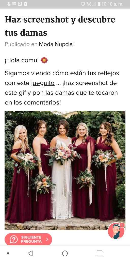 Haz screenshot y descubre tus damas - 1