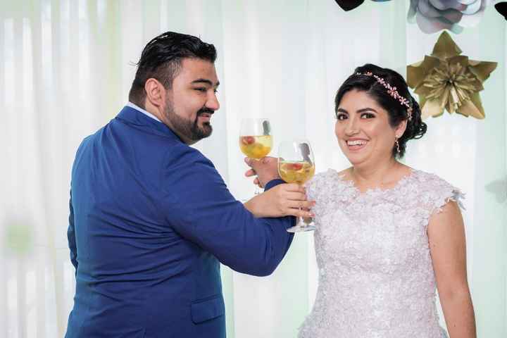 Nuestra boda Civil...star wars, pizza, wine and donuts - 10