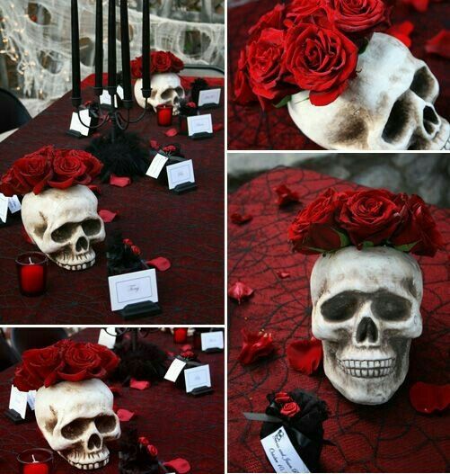Boda tematica dark o halloween - 24