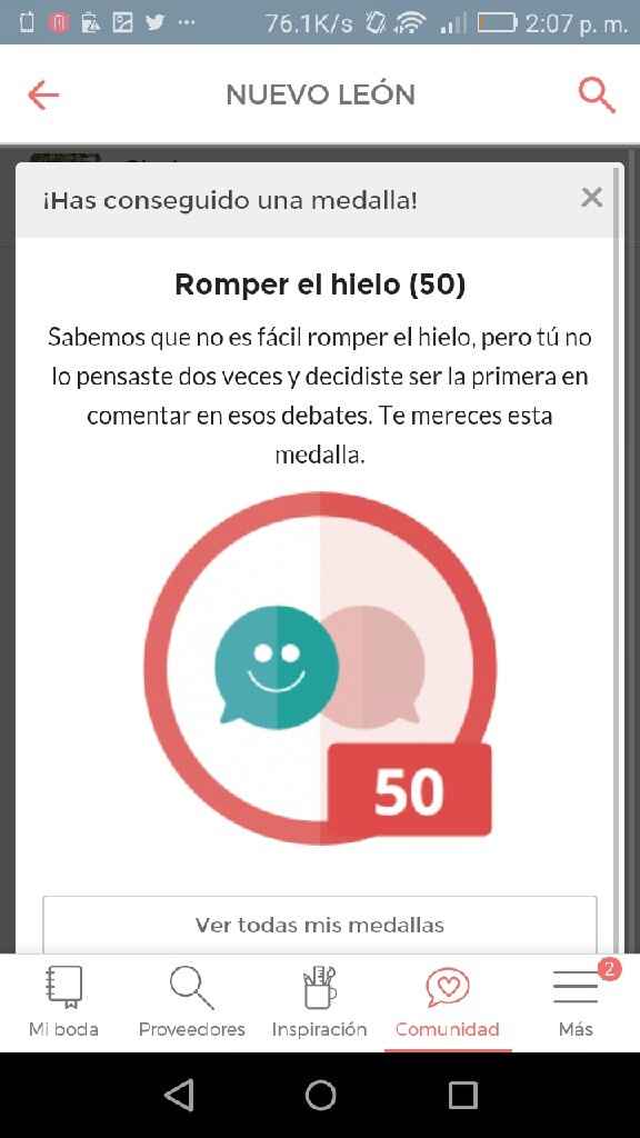 Una nueva medalla - 1