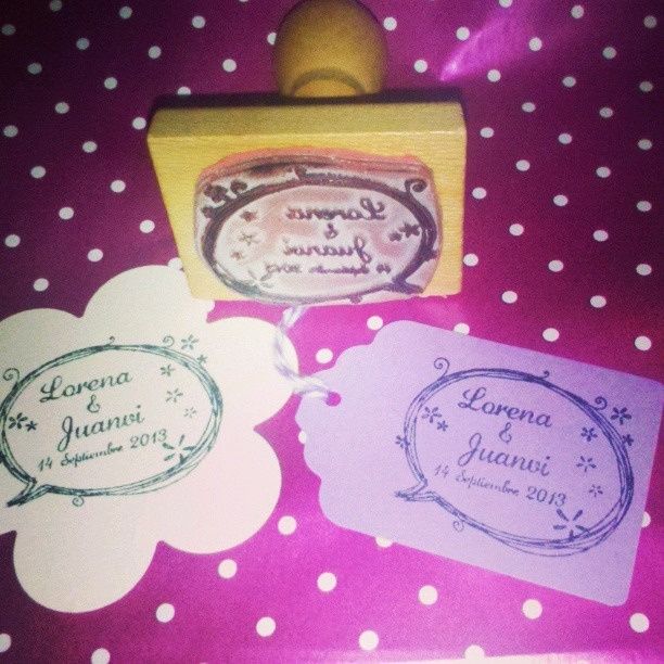 sellos de boda personalizados