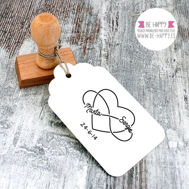 sellos de boda personalizados