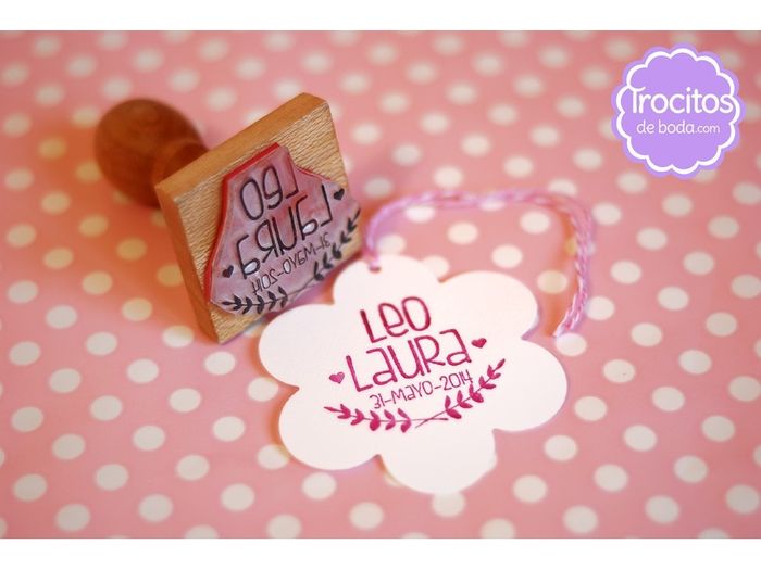 sellos de boda personalizados