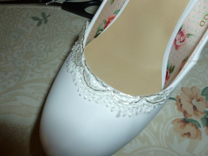 Primer encaje pegado