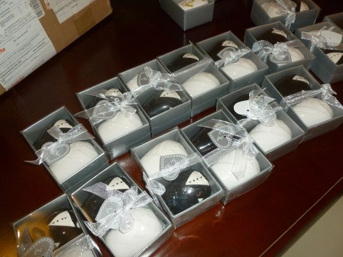 Mis saleros aun en cajitas