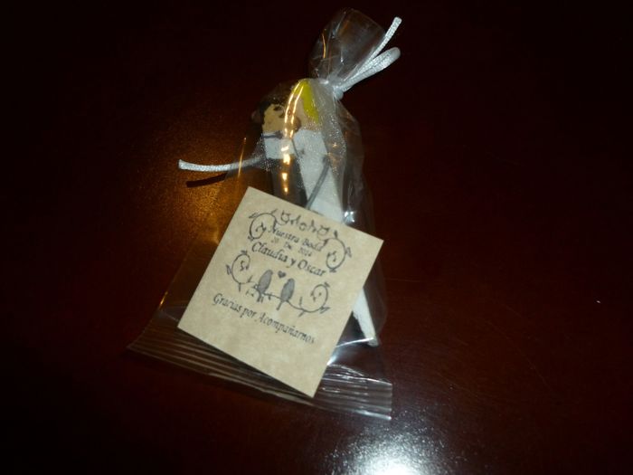 Bolsita con la pinza para regalar