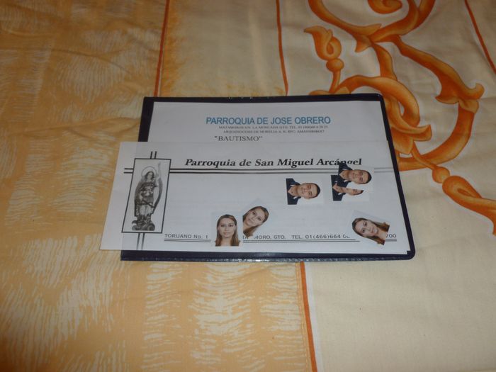 Documentos listos para ir a presentarnos