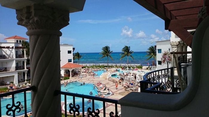 Una hermosa vista desde el balcón de la suite!!