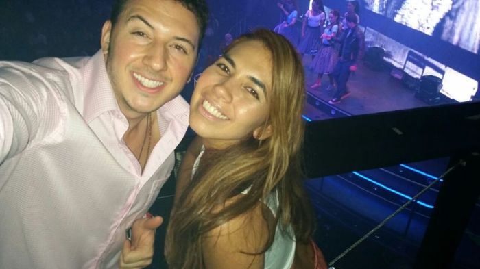 Mi hermanito y la madrina!!