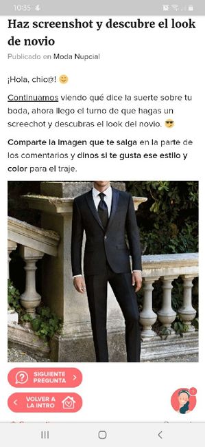 Haz screenshot y descubre el look de novio 6