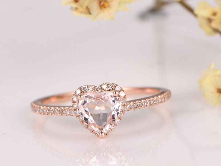 Corazón en rose gold 