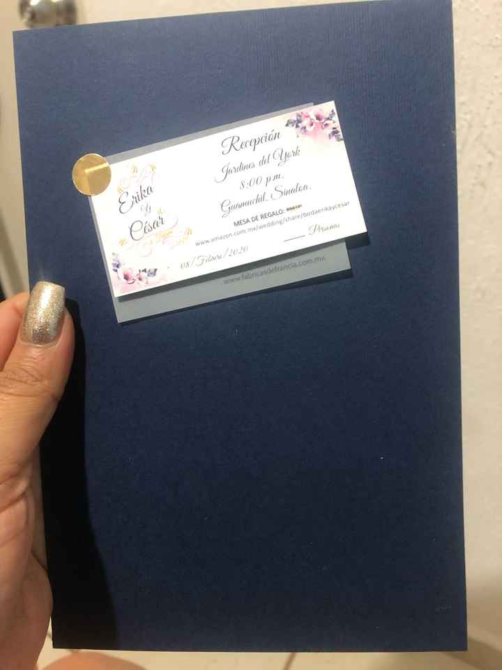 Invitaciones listas!!! 😁💕 - 2