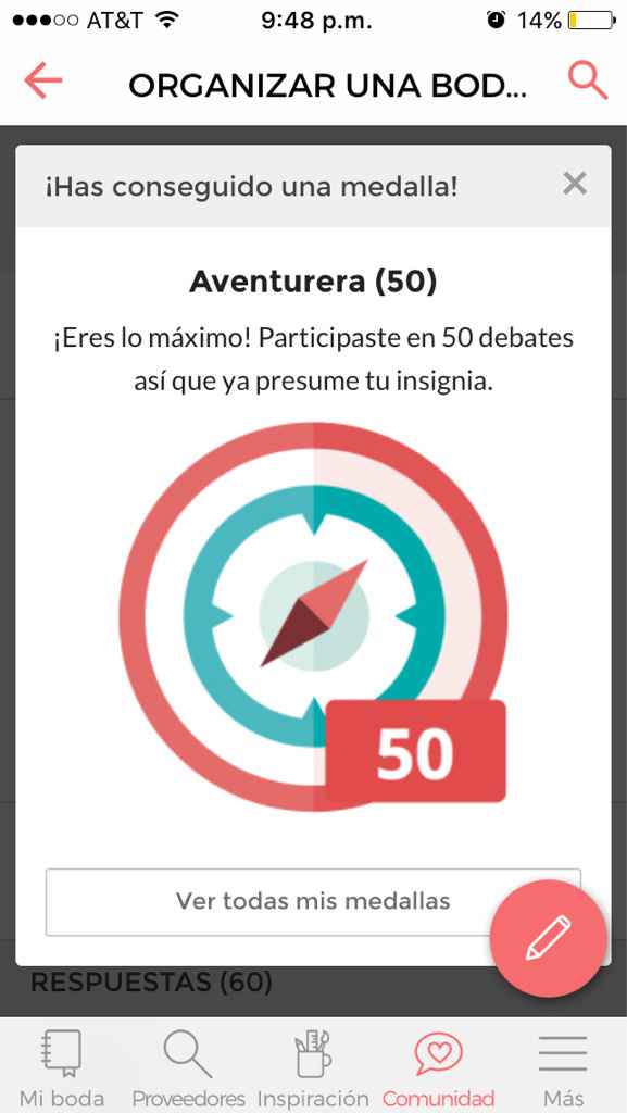Mi linda medalla 🥇 😊 - 1