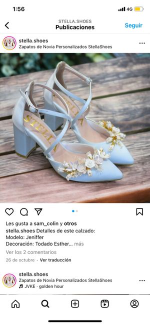 Duelo de zapatos para novia - 1