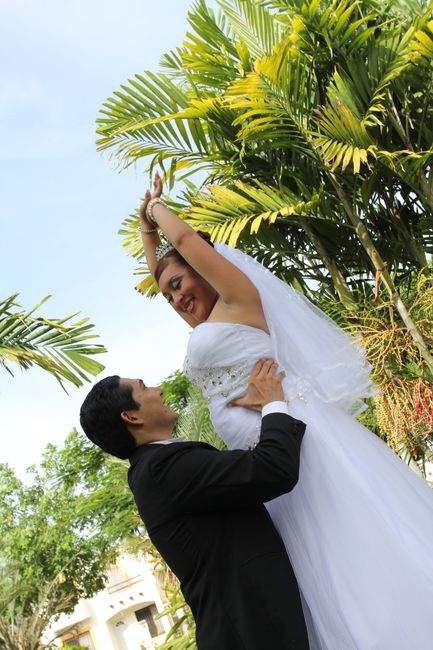 Subiendo a la novia