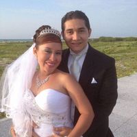 En la playa