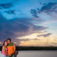 En un atardecer