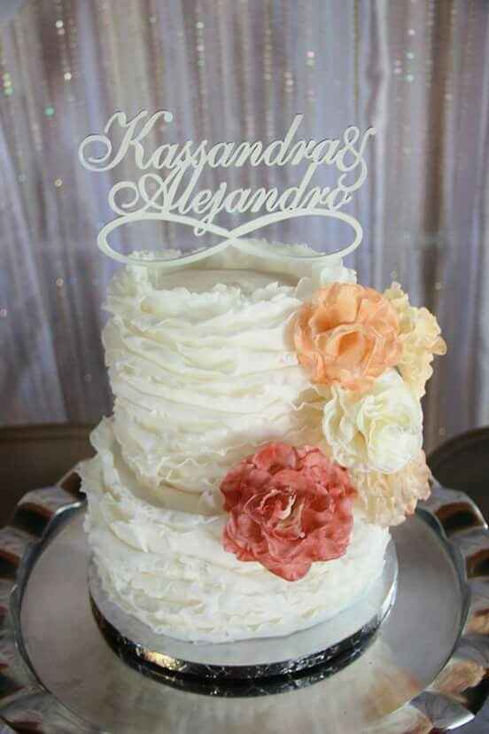 ¡Diseño de nuestro pastel de Boda!. - 1