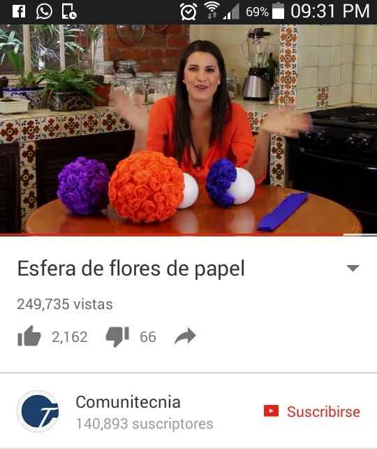 Decoraciones en papel crepé - 1