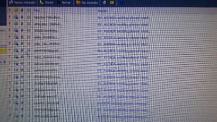 Agenda para planear boda - 1