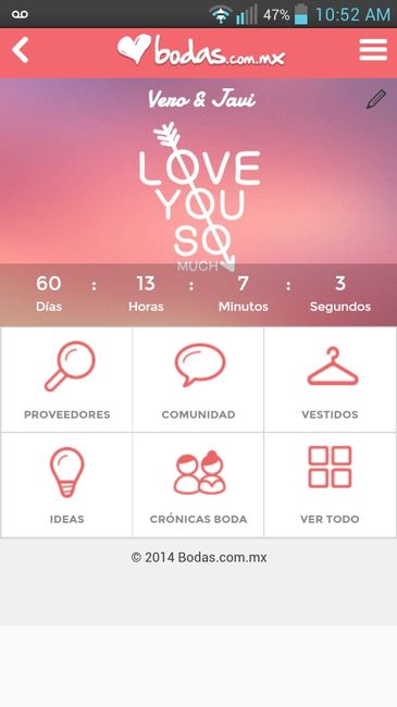 A cuántos días de su día especial? - 1
