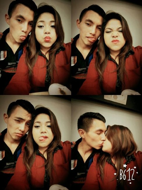 Fotos con su prometido.. - 1