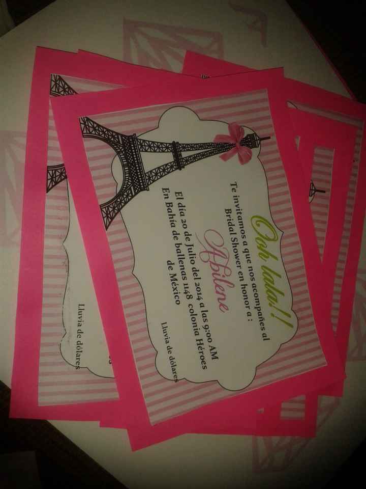 invitaciones paris