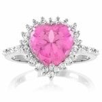 Anillo de Compromiso con Diamente ROSA!