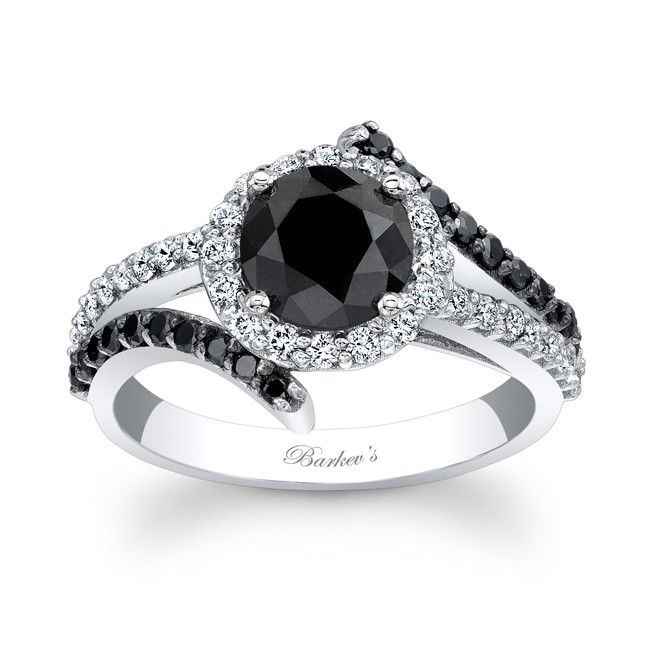 Anillo de Compromiso Diamante Negro
