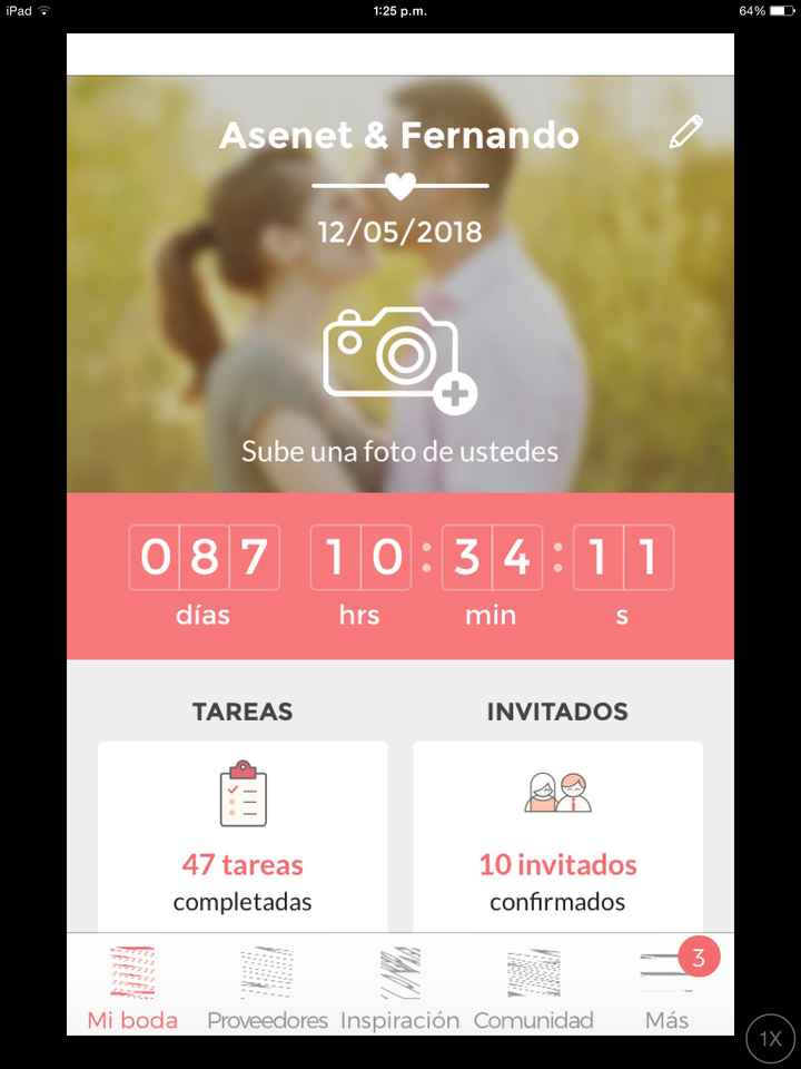 ¡Escribe los días que faltan para tu boda! - 1