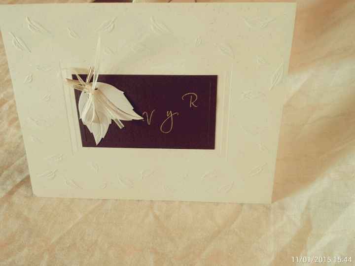 Mis invitaciones rÚsticas me encantan.. - 1