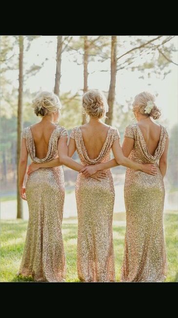 Help me...damas de honor en dorado. - 2