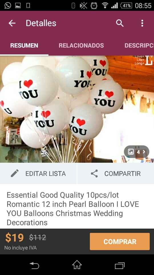 Globos i love you - 1