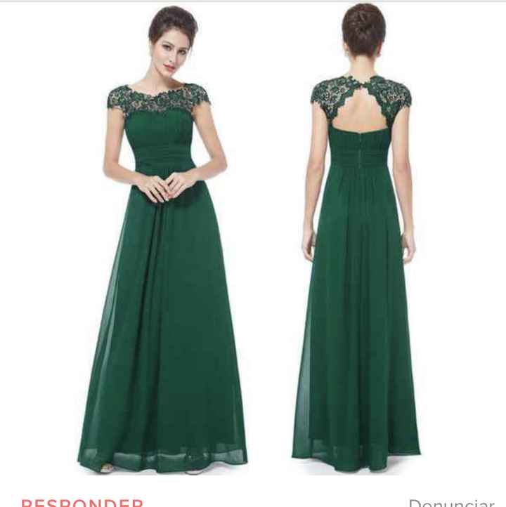 Vestidos para dama Verde Esmeralda! 11