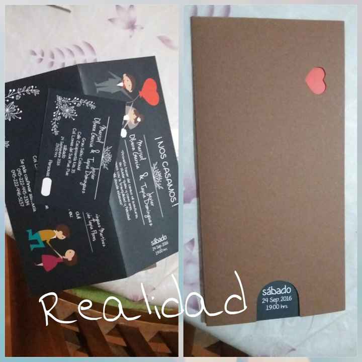 Mis invitaciones. expectativa vs realidad. - 1